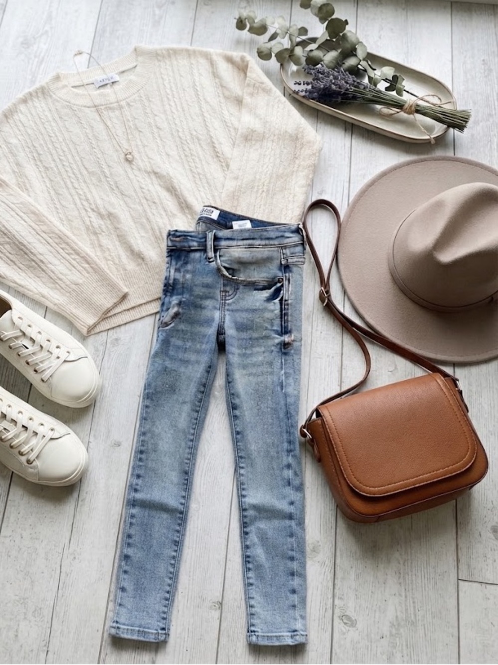 Kensie Light Blue High-Rise Straight Jeans Ella High Rise Straight